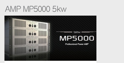 AMP MP5000 5kw